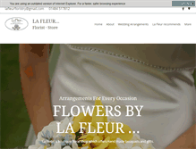 Tablet Screenshot of lafleurfloralbridal.com